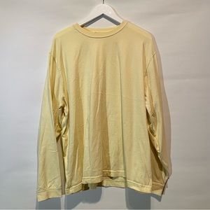 L.L. Bean Light Yellow Long Sleeve